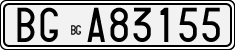 License plate of Italy, Cars (1927 year series)
