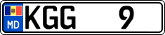 License plate of Moldova, Cars (2015)
