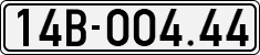 License plate of Vietnam, Cars