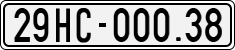 License plate of Vietnam, Specialty plates