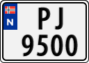 License plate of Norway, Trailers, motorcycles, special vehicles