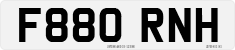 License plate of the United Kingdom, 1983 year system