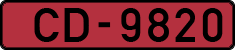 License plate of Latvia, Diplomatic