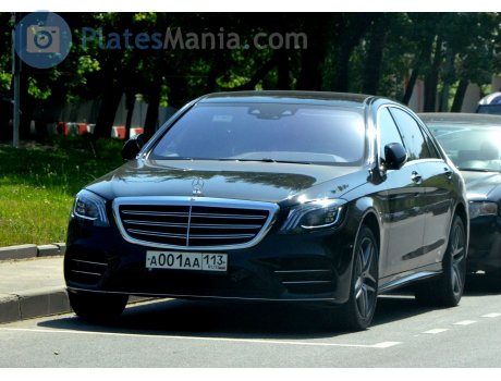 а001аа113, Mercedes-Benz S-Klasse