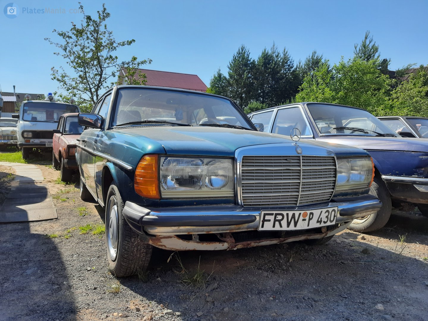 FRW P 430, License plate without vehicle 