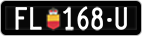 License plate of Liechtenstein, Dealer (with 