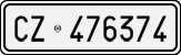 License plate of Italy, Cars (1927 year series)