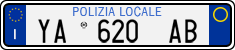 License plate of Italy, Cars (1994 year series)