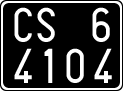 License plate of Italy, Cars (1927 year series)