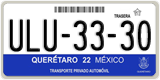 Querétaro, Cars (AAA-00-00)