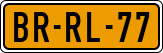 License plate of the Netherlands, Heavy Commercial Vehicles (1994 system)