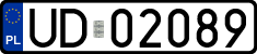 License plates of Poland, Military