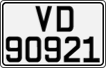 License plate of Norway, Cars