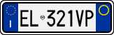 License plate of Italy, Cars (1994 year series)