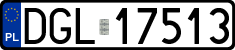 License plates of Poland, Regular car plates