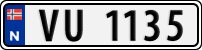 License plate of Norway, Trailers, motorcycles, special vehicles