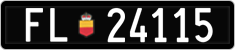 License plate of Liechtenstein, Cars