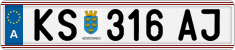 License plate of Austria, Regular plates