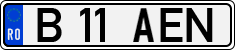 License plate of Romania, Regular plates