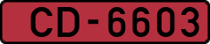 License plate of Latvia, Diplomatic