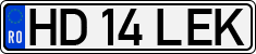 License plate of Romania, Regular plates