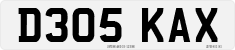 License plate of the United Kingdom, 1983 year system