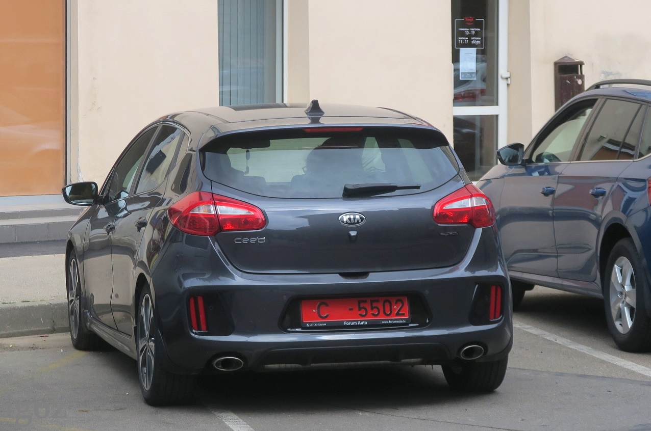 C-5502, Kia Ceed 2nd gen cee'd 5-door Hatch (JD), 2012–2018
