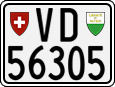 License plate of Switzerland, Motorcycles
