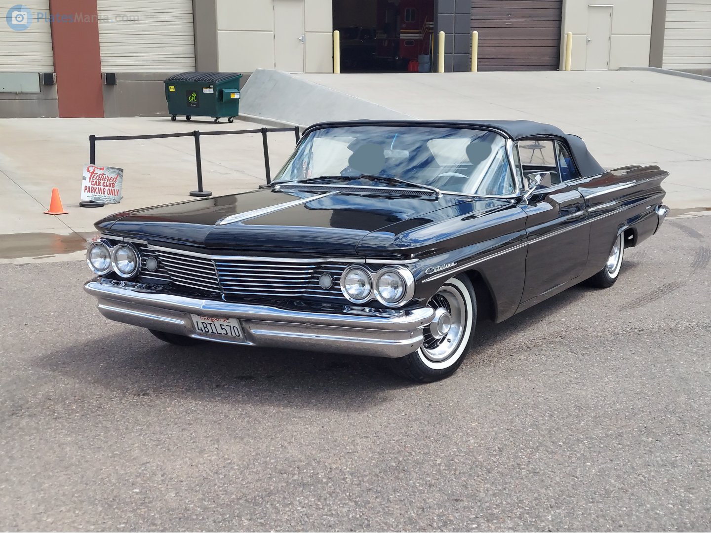 4BIL570, Pontiac Catalina 1st gen 1960 2-door Convertible (2167; B-body), facelift, 1959–1960