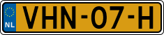 License plate of the Netherlands, Light Commercial Vehicles (1994 system)