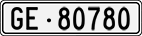 License plate of Switzerland, Cars