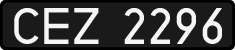 License plates of Poland, 1976 year system
