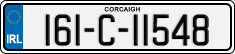 License plate of Ireland, Regular plates