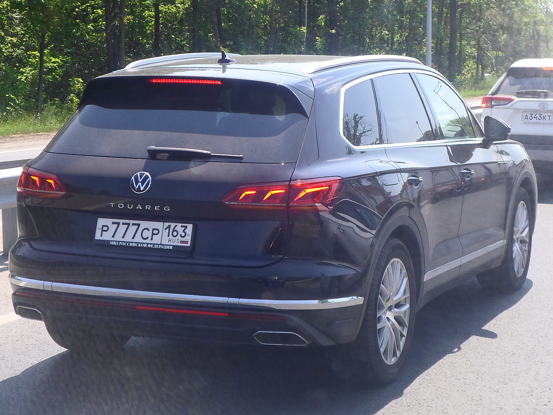 р 777 ср 163, Volkswagen Touareg 3rd gen (CR), 2018–2023