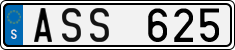 License plate of Sweden, Regular plates