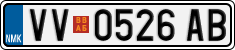 License plate of North Macedonia, Regular plates (2012)