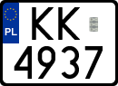 License plates of Poland, Special vehicles and motorcycles