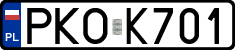 License plates of Poland, Regular car plates