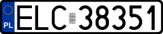 License plates of Poland, Regular car plates