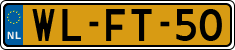 License plate of the Netherlands, Trailers