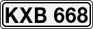 License plate of Sweden, Regular plates