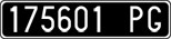 License plate of Italy, Cars (1927 year series)