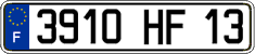 French license plate, FNI