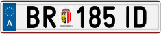License plate of Austria, Regular plates