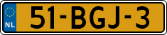 License plate of the Netherlands, Heavy Commercial Vehicles (1994 system)