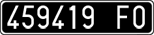 License plate of Italy, Cars (1927 year series)