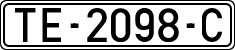 License plates of Spain, 1971 year series