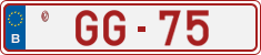 License plate of Belgium, Vanity Plates (2014)