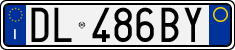 License plate of Italy, Cars (1994 year series)
