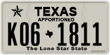 Texas, Apportioned vehicles (2012) (A12-3456)